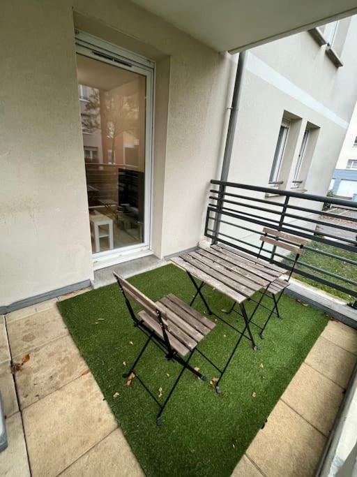 Ferienwohnung Charmant T2 + Parking Et Balcon Straßburg Exterior foto
